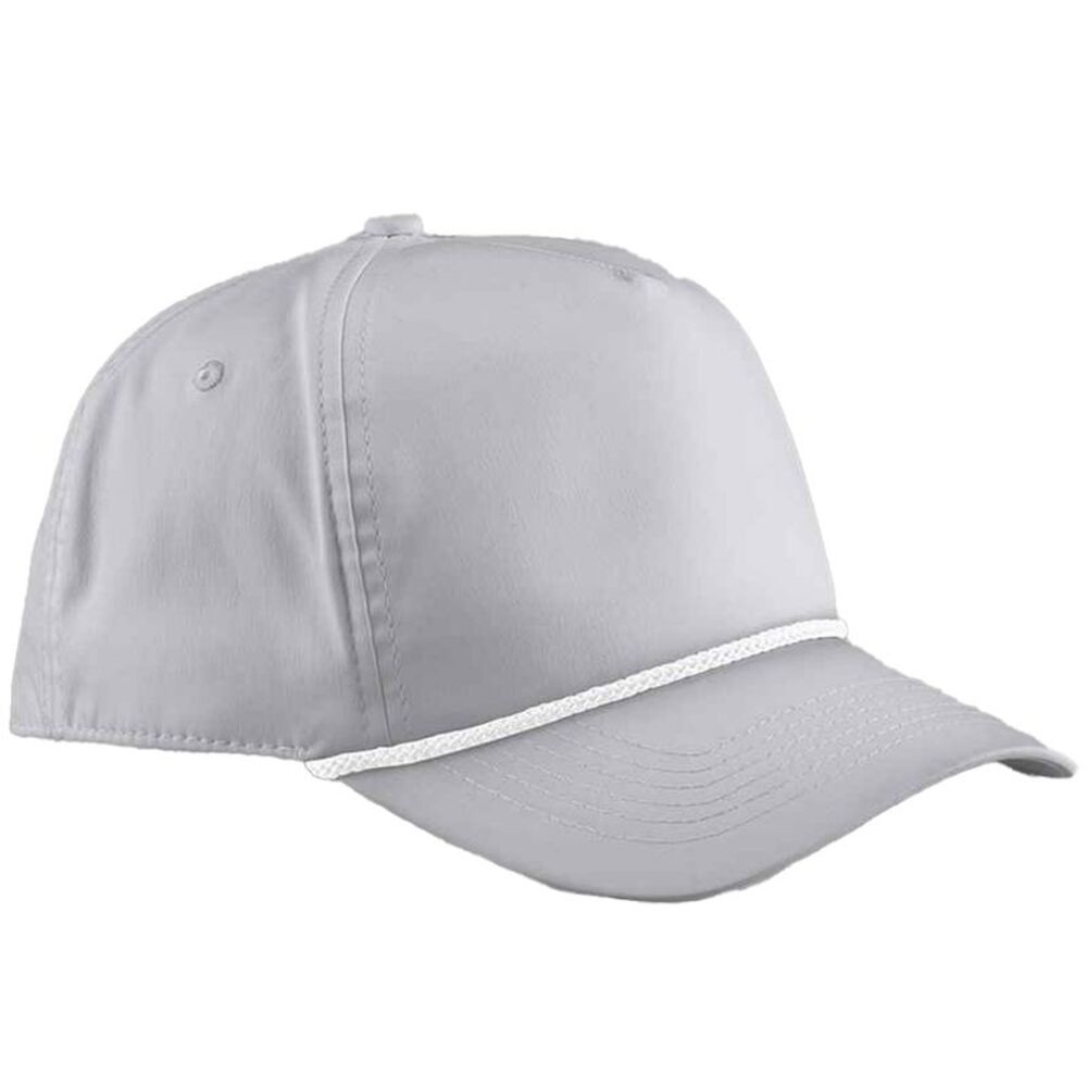 Beechfield Coolmax Baseball Cap / Light Grey/White